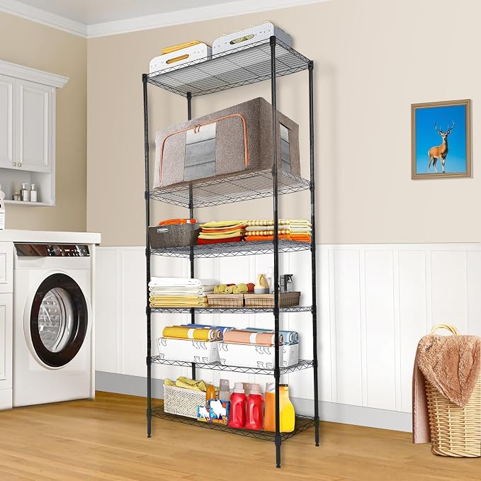 Whitmor 6 Tier Storage Shelves, Heavy Duty - Image 2