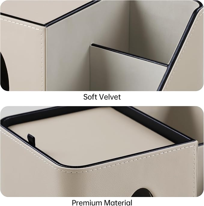 PU Leather Square Tissue Box Cover - Image 6