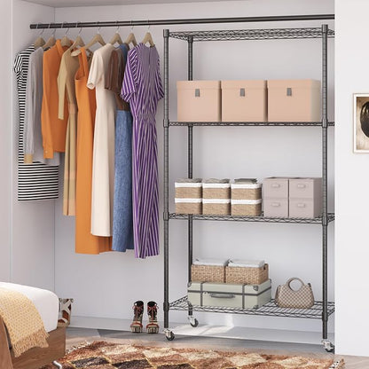 Homdox Heavy Duty 4-Tier Metal Shelving Unit - Image 7
