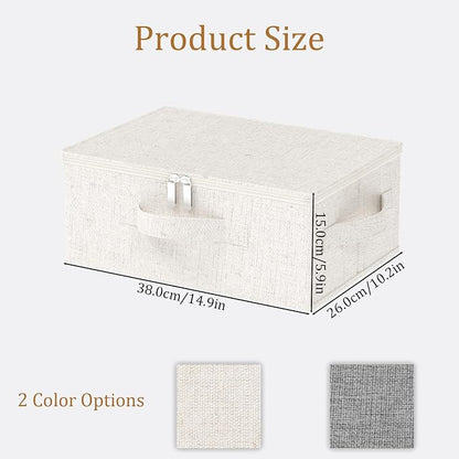 Underbed Storage Box with Lid, Foldable Clothes Organizers, Home Organising - Image 6