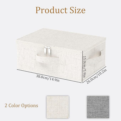 Underbed Storage Box with Lid, Foldable Clothes Organizers, Home Organising - Image 7