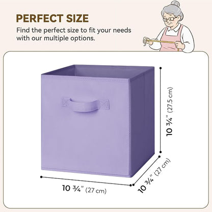 GRANNY SAYS Cube Storage Bins, 11 Inch Cube Storage Organizer, Fabric - Image 6