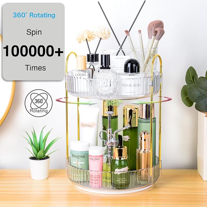 360 Rotating Makeup Organizer - Image 5