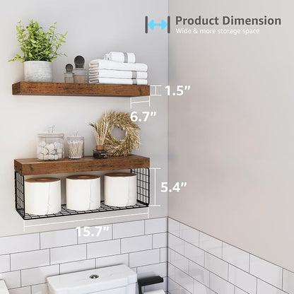 QEEIG Bathroom Shelves Over Toilet - Image 3