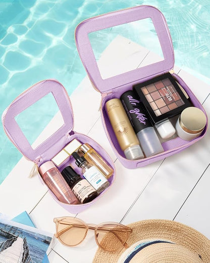 Travel Clear Makeup Bag Set, TSA Approved Cosmetic Bag Case - Image 8