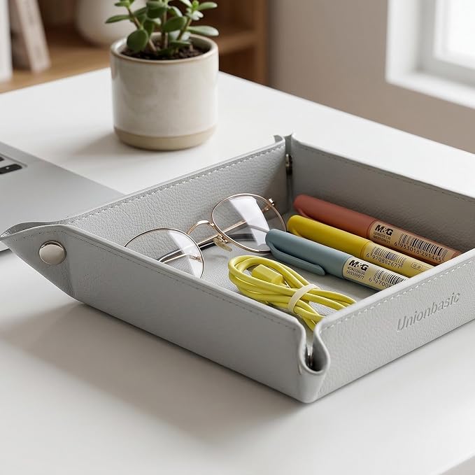 UnionBasic Small Jewelry Tray for Rings Watches Earrings, Entryway Catchall - Image 4