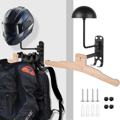 Kikerike Metal Bike Helmet Rack Wall Mount by Kikerike