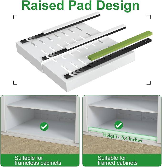 PAKETA 4 Pack Expandable Pull Out Cabinet Organizer, Sliding Drawers - Image 5