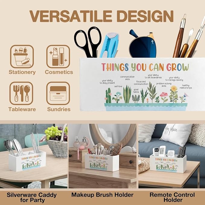 Self Growth Mental Health Pen Pencil Holder Organizer - Image 6