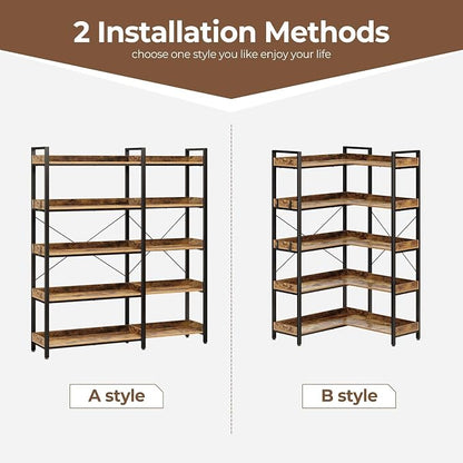 Rolanstar Bookshelf 5 Tier - Image 7