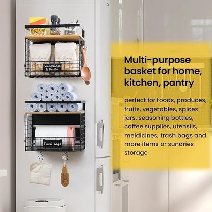 1 SET Strong Magnetic Shelf Basket - Image 5