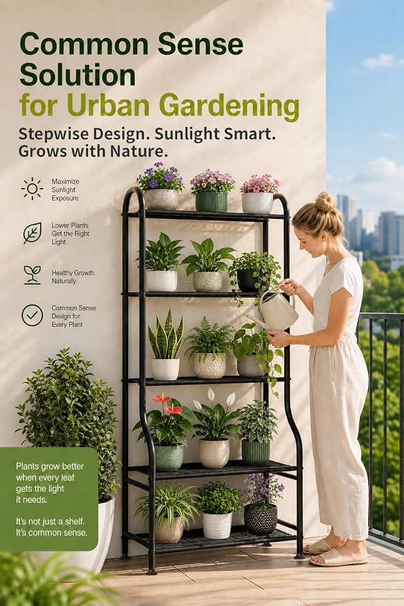 5-Tier Metal Plant Stand - Image 8
