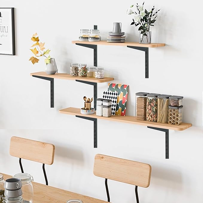10 Pack 11.5‑Inch Adjustable Wire Shelf Brackets – Heavy‑Duty Double‑Track - Image 3