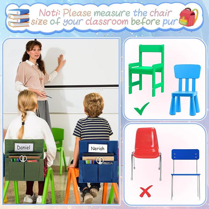 gisgfim 12 Pcs Small Chair Pockets - Image 6