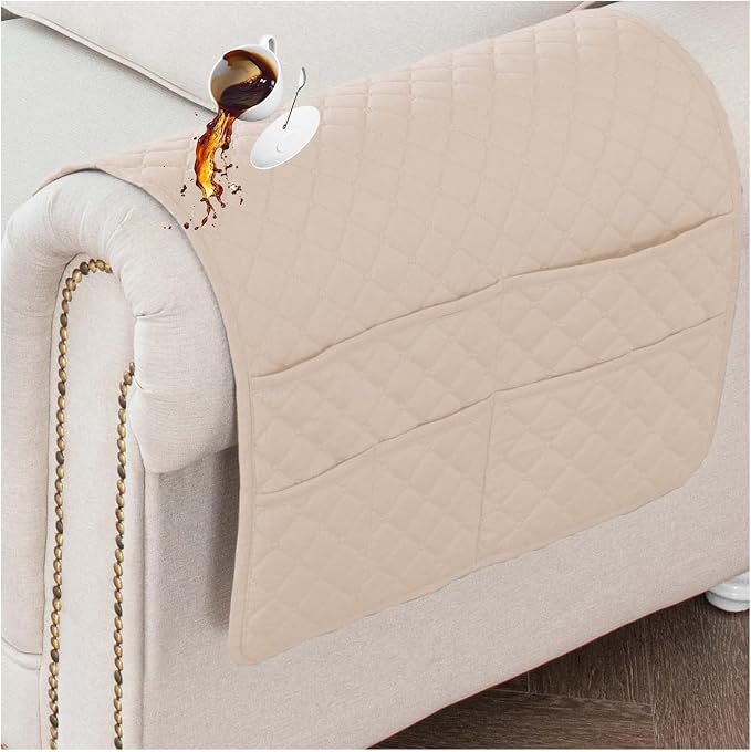 Waterproof Sofa Armrest Cover Headrest Cover by ZGDDPZA