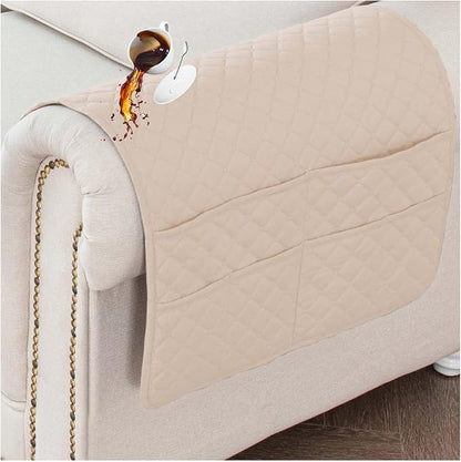 Waterproof Sofa Armrest Cover Headrest Cover by ZGDDPZA