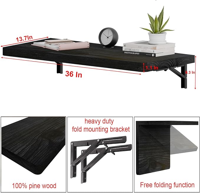 IAE Wall Mounted Folding Table - Image 3