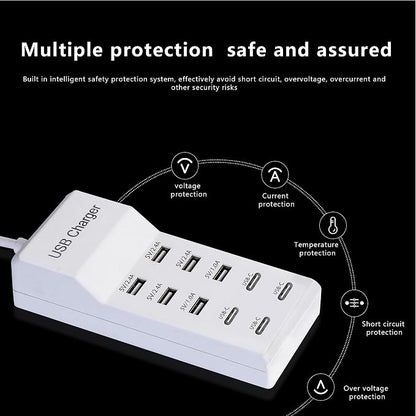 USB Charger, 50W USB Charging Station - Image 5