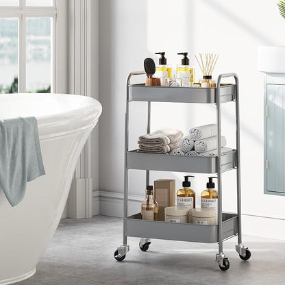 TOOLF 3-Tier Rolling Cart - Image 8