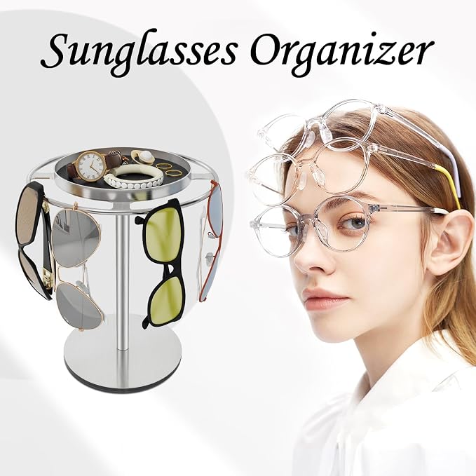 LSK Metal Sunglasses Organizer, Glasses Holder Stand - Image 6