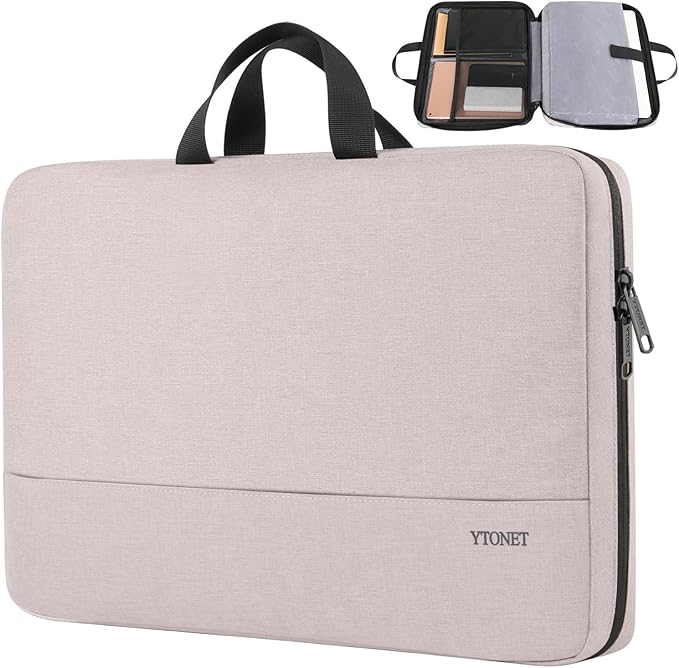 Ytonet Laptop Bag 15.6 Inch, Slim Water Resistant Laptop Case Sleeve | by YTONET