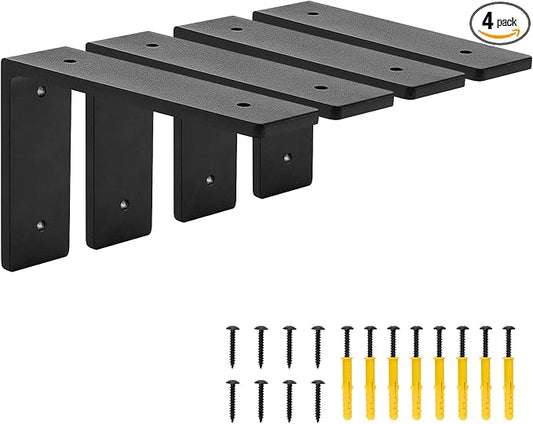 6"x 4"Shelf Brackets, L Shelf Brackets, die-cast Formation, Vertical Angle by Picesa