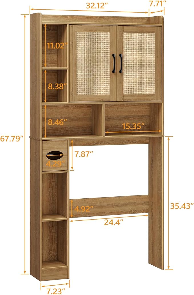 Vabches Over The Toilet Storage Cabinet - Image 2