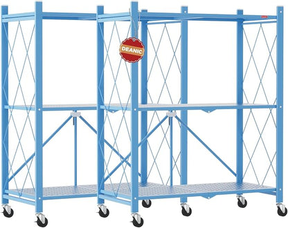 DEANIC 3 Tier Foldable Storage Shelves by ShowNow