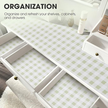 Drawer and Shelf Liner, Non-Slip Kitchen Cabinet Liners Non-Adhesive Thick - Image 6