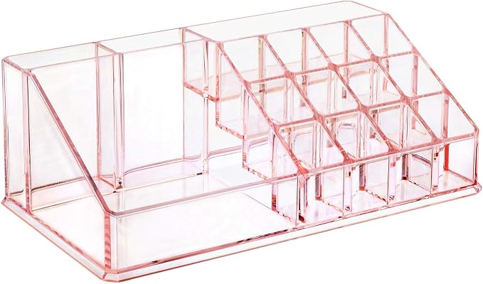 Ikee Design Pink Jewelry & Cosmetic Storage Display Boxes Two Pieces Set - Image 5