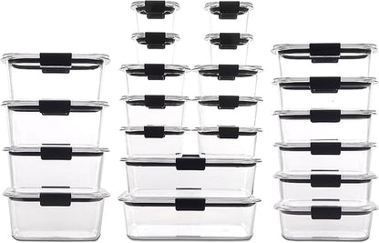 Rubbermaid Brilliance BPA Free 44-Piece Food Storage Containers Set Airtight - Image 2