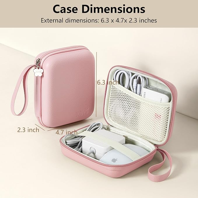Charger Case for Macbook, Portable Tech Electronic Organizer Bag, Small Travel - Image 2