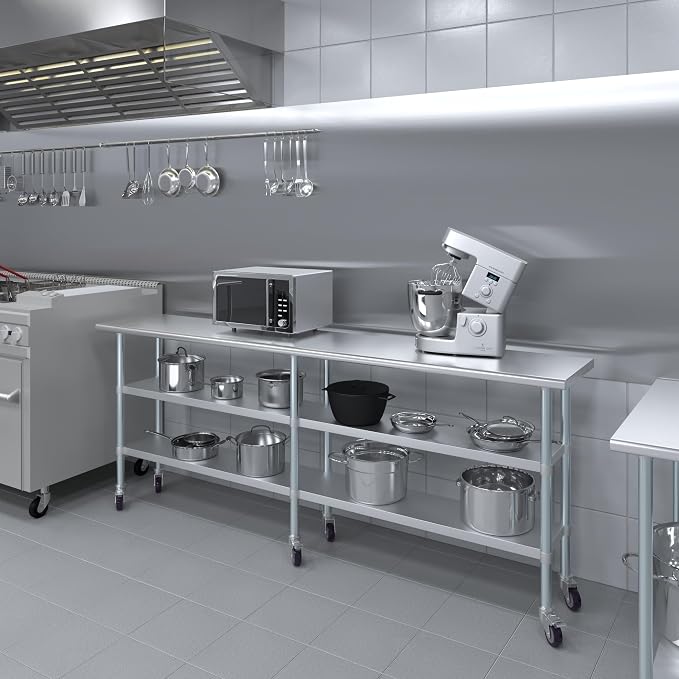AmGood Stainless Steel Work Table - Image 5