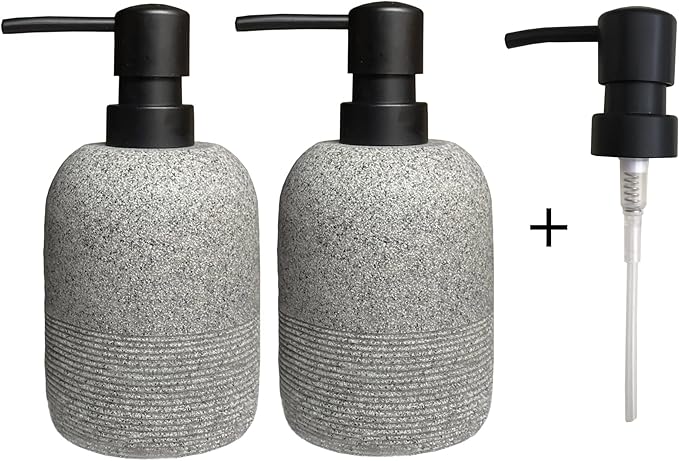 2pcs/Set Grey Soap Lotion Dispenser - Image 7