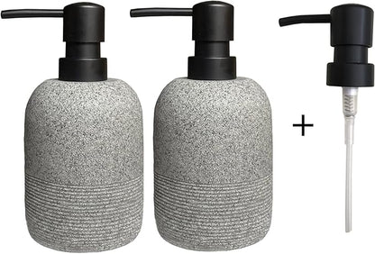 2pcs/Set Grey Soap Lotion Dispenser - Image 7
