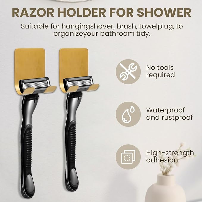 4-Pack Self-Adhesive Waterproof Hooks - Image 3