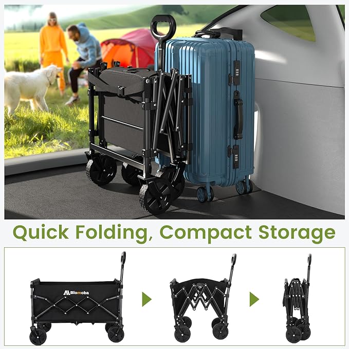 Blomoba 220 lbs Folding Wagon Cart - Image 5