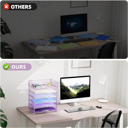 Marbrasse 2 Pack Desk Organizer - Image 4