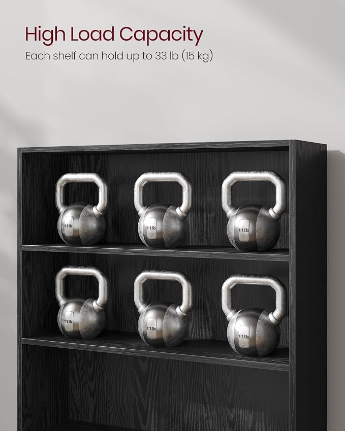 VASAGLE Set of 2 Bookshelves, 31.5 Inches Wide, 3-Tier Open Bookcases - Image 9