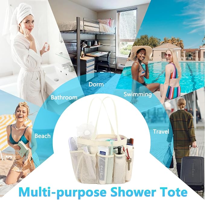 Fammart Mesh Shower Caddy Portable - Image 8