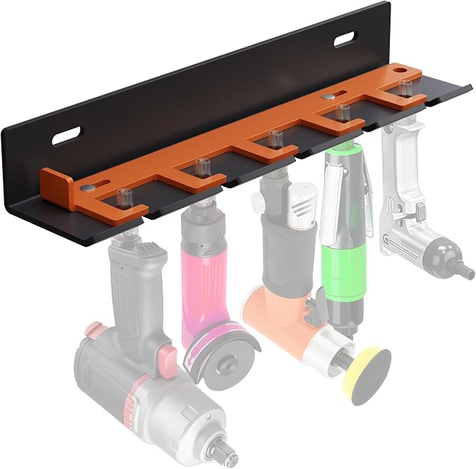 Air Tool Pneumatic Tool Holder, Wall Mount Air Tool Rack, Lockable Air Tool by Unknown
