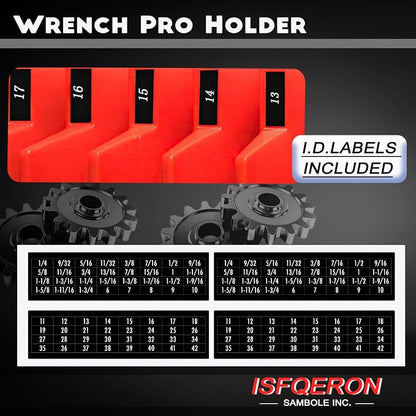 92PC Magnetic Wrench Organizer for Toolbox Drawers - Image 2