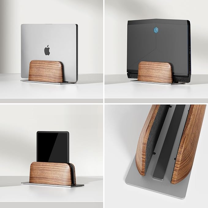 UPERGO Vertical Laptop Stand for Desk, Laptop Holder to Dock MacBook, MacBook - Image 6