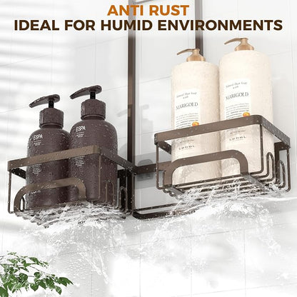 REINHARDT Shower Caddy Hanging for Handheld Showerheads Adjustable Split Shower - Image 7