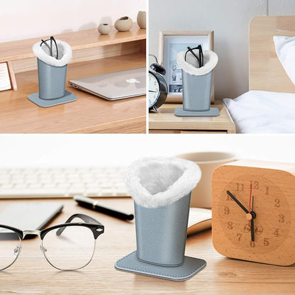 Fintie Plush Lined Eyeglasses Holder, Glasses Stand Case, Anti-scratch Glasses - Image 6