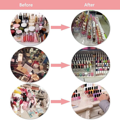 4 Tiers Makeup Holder Tiered Acrylic Organizer - Image 4