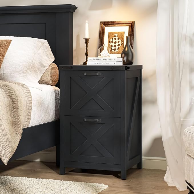 Halitaa Small Farmhouse File Cabinet - Image 7