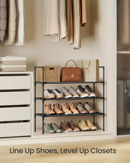 SONGMICS 3-Tier Shoe Rack, Shoe Storage - Image 6