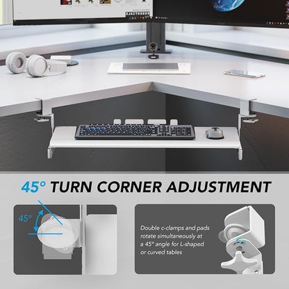 AX WABER Keyboard Tray Under Desk Pull Out - Image 8