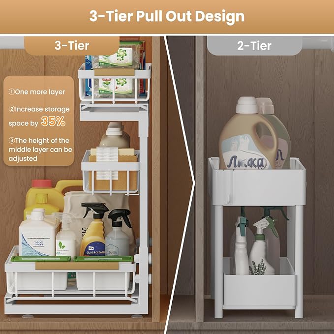 Under Sink Organizer and Storage - Image 5